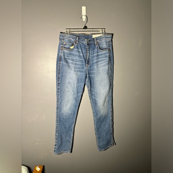 Rag & Bone Nina High-Rise Cigarette Jeans in Clean Peony Size 30 - Picture 2 of 7